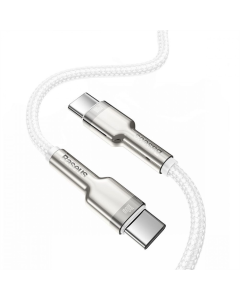 USB кабель Baseus Cafule Metal Type-C to Type-C 100W Чорний (Black)