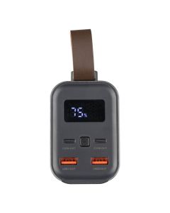 PowerBank 30000 mAh IL IL-08-100 100W QC3.0 4USB LCD Чорний (Black)