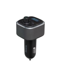 Fm-модулятор Hoco E74 QC 3.0 2in1 Bluetooth Срібний (Silver)