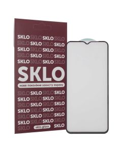 Защитное стекло для TECNO Spark 10 SKLO 3D Черное (Black)