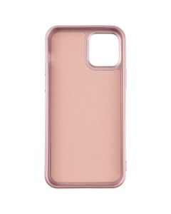 Чохол накладка для iPhone 12/12 Pro METALLIC Case Рожева (Pink)