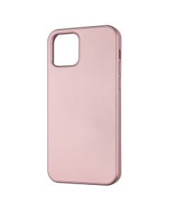Чохол накладка для iPhone 12/12 Pro METALLIC Case Рожева (Pink)