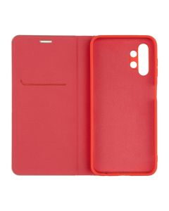 Чохол кейс для Samsung A13 LUNA Book Gold Червоний (Red)