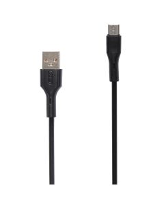 USB кабель XO NB230 Type-C 2,4A 1м Чорний (Black)