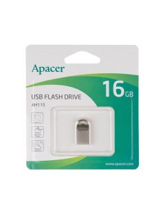 USB Флеш Apacer AH115 (USB 2.0) 16Gb Срібна (Silver)