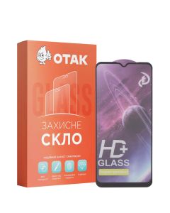 Захисне скло для Motorola Moto E20/G40/G20 3D Чорне (Black)