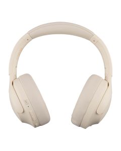 Беспроводные полноразмерные наушники Proove Silence с технологией активного шумоподавления Бежевые (Beige)