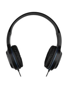 Наушники накладные Hoco W24 Enlighten Черные Синие (Black Blue)