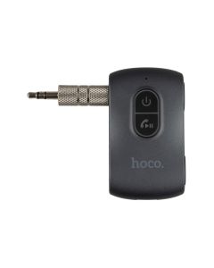 FM-трансмітер AUX Hoco E73 Tour Car BT Receiver Сірий (Metal Grey)