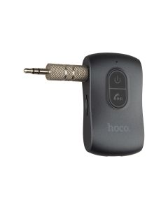 FM-трансмиттер AUX Hoco E73 Tour Car BT Receiver Серый (Metal Grey)