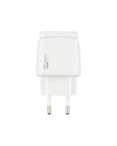 Зарядное устройство Veron VR-C12C 12W (2USB) 2.4A + кабель Type-C Белый (White)