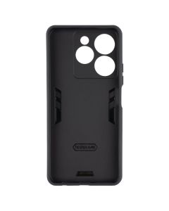 Чохол накладка для TECNO Spark 10 Pro Transformer Ring Чорна (Black)