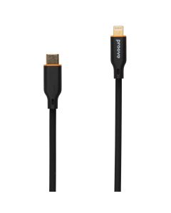 USB кабель Proove Jelly Silicone Type-C to Lightning 27W 1м Чорний (Black)