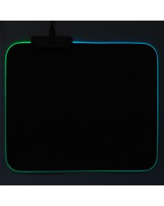 Килимок для миші RGB-01 з підсвічуванням Чорний (Black)
