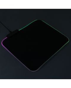 Килимок для миші RGB-01 з підсвічуванням Чорний (Black)