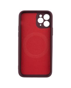 Чохол накладка для iPhone 11 Pro Monro MagSafe Червона (Burgundy)