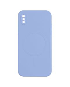 Чохол накладка для iPhone X/Xs Monro MagSafe Блакитна (Sky)