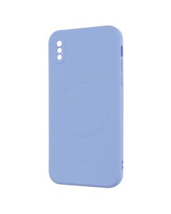 Чохол накладка для iPhone X/Xs Monro MagSafe Блакитна (Sky)