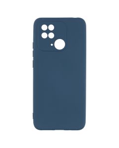 Чохол накладка для Xiaomi Redmi 10C Forcell SILICONE LITE Синя (Blue)