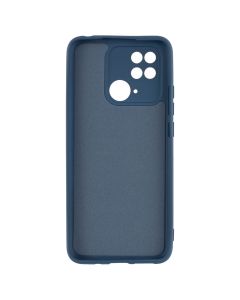 Чохол накладка для Xiaomi Redmi 10C Forcell SILICONE LITE Синя (Blue)