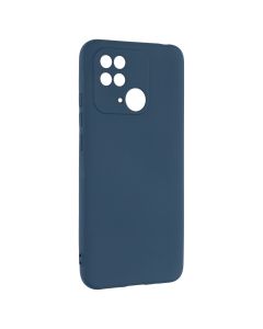 Чохол накладка для Xiaomi Redmi 10C Forcell SILICONE LITE Синя (Blue)