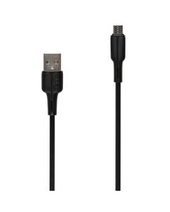 USB кабель Ridea RC-M111 Prime Micro-USB 3A 1м Чорний (Black)