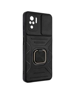 Чохол накладка для Xiaomi Redmi Note 11 Camshield Transformer Ring Чорна (Black)