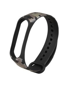 Ремешок для часов Xiaomi Mi Band 3/4 Коричневый Камуфляж (Brown Camouflage)