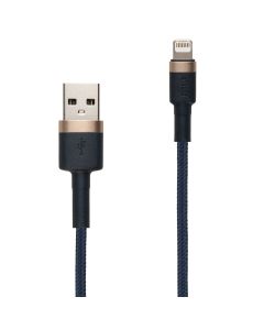 USB кабель Baseus Cafule 2.4A 1м Lightning Синій (Blue)