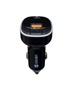 Fm-модулятор Veron MC033 Bluetooth Чорний (Black)