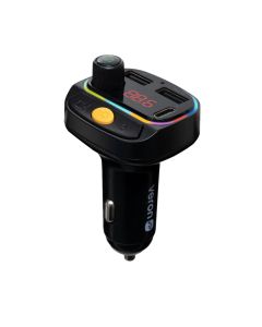 Fm-модулятор Veron MC015 Bluetooth Чорний (Black)