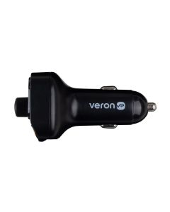 Fm-модулятор Veron MC015 Bluetooth Чорний (Black)