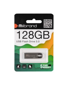 USB флеш-накопитель Mibrand Gen1 Eagle USB 3.2 128 Гб Серый (Grey)