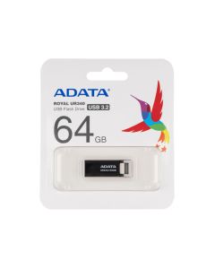 USB флеш-накопитель ADATA UR 340 (USB 3.2) 64 Гб Черный (Black)