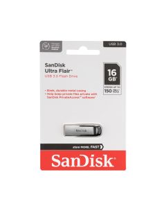 USB Флеш SanDisk Ultra Flair 150Mb/s (USB 3.0) 16Gb Срібна (Silver)