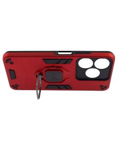 Чехол-накладка для TECNO Spark 10C Transformer Ring Красный (Red)