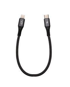 USB кабель Veron C09 Type-C to Lightning 20W 0.25мЧорний (Black)