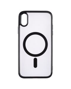 Чохол накладка для iPhone XR Clear Color MagSafe Case Чорна (Black)