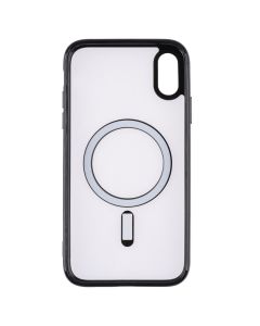 Чохол накладка для iPhone XR Clear Color MagSafe Case Чорна (Black)