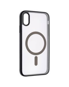 Чохол накладка для iPhone XR Clear Color MagSafe Case Чорна (Black)