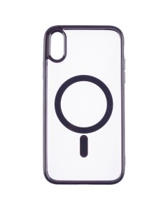 Чохол накладка для iPhone XR Clear Color MagSafe Case Фіолетова (Dark Purple)