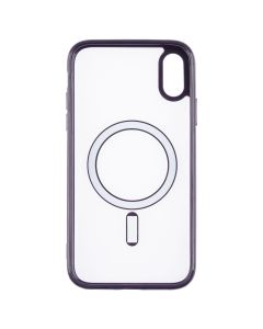 Чохол накладка для iPhone XR Clear Color MagSafe Case Фіолетова (Dark Purple)