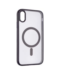Чохол накладка для iPhone XR Clear Color MagSafe Case Фіолетова (Dark Purple)