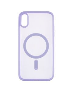Чехол-накладка для iPhone XR Clear Color MagSafe Case Фиолетовый (Elegant Purple)
