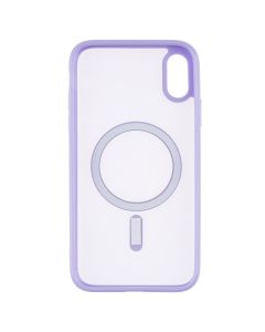 Чехол-накладка для iPhone XR Clear Color MagSafe Case Фиолетовый (Elegant Purple)