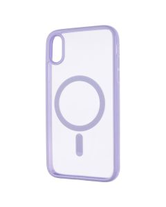 Чехол-накладка для iPhone XR Clear Color MagSafe Case Фиолетовый (Elegant Purple)
