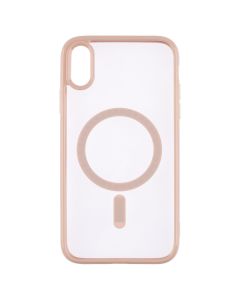 Чохол накладка для iPhone XR Clear Color MagSafe Case Рожева (Pink)