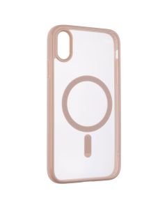 Чохол накладка для iPhone XR Clear Color MagSafe Case Рожева (Pink)