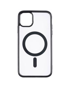 Чехол-накладка для iPhone 11 Clear Color MagSafe Case Черный (Black)