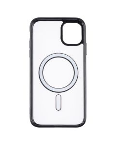 Чехол-накладка для iPhone 11 Clear Color MagSafe Case Черный (Black)